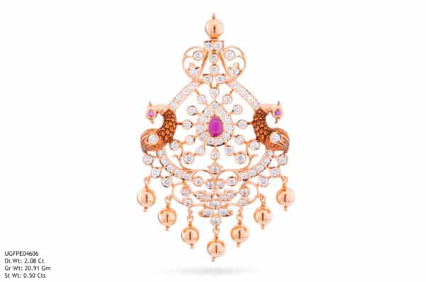 UGFPE04606 00 Gurukrupa Export - Diamond Jewellery Manufacturer in India