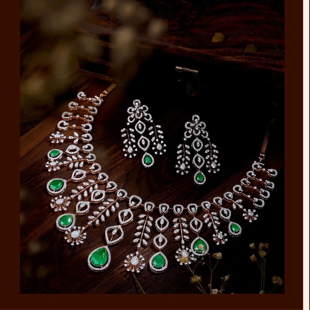 Necklace Gurukrupa Export - Diamond Jewellery Manufacturer in India