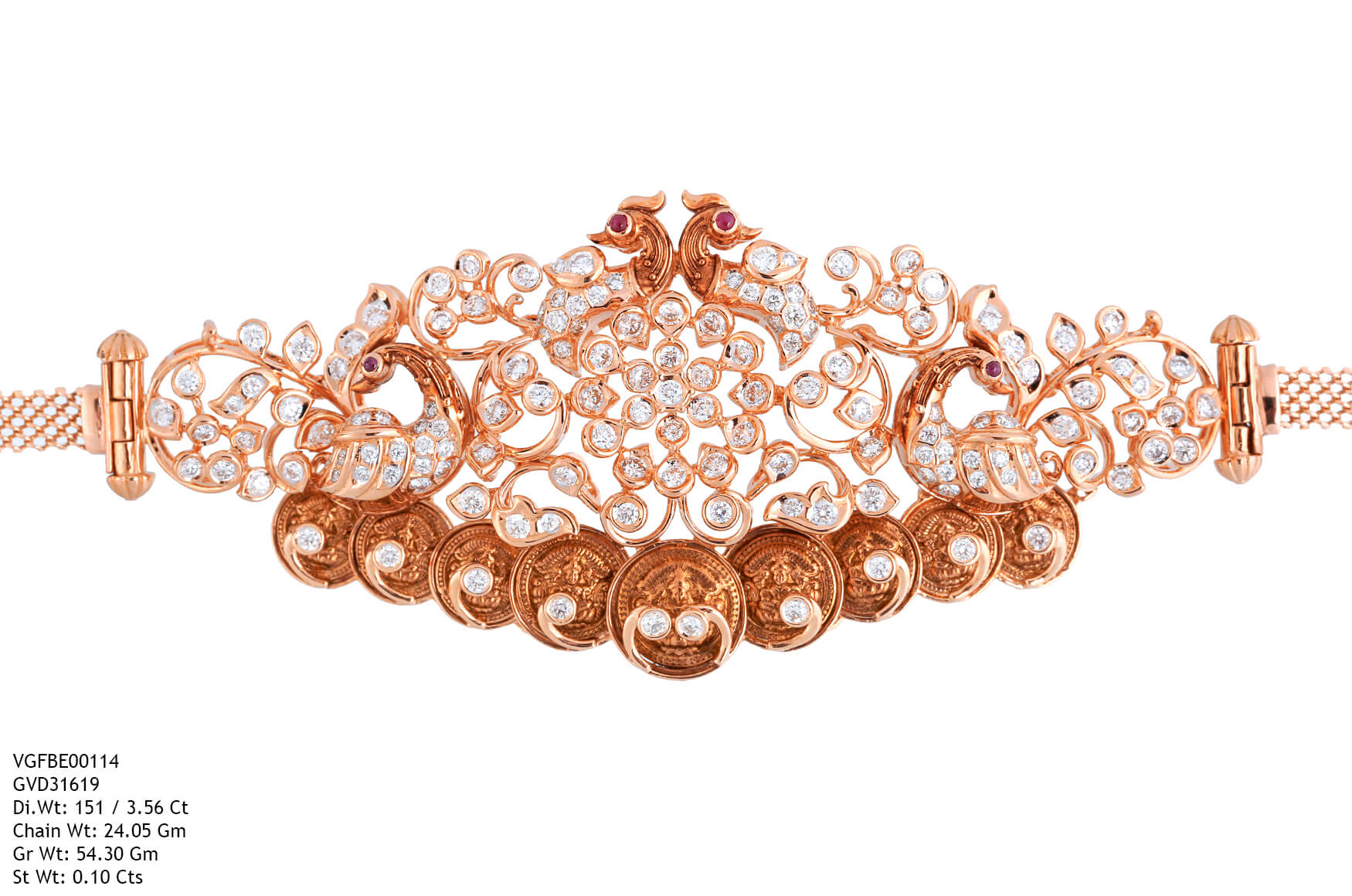 Karunamayi Diamond Waist Belt